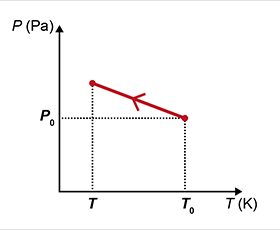 Gráfico D: Mostra uma reta decrescente, mas que não passaria pela origem (0,0) se fosse prolongada.