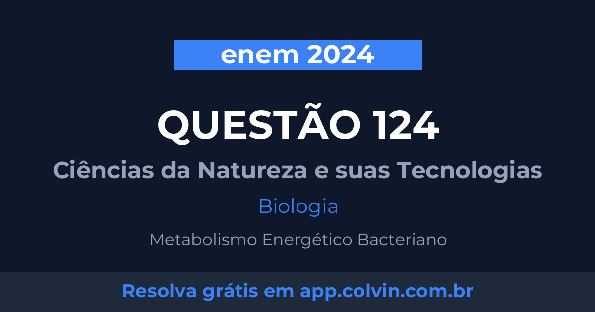 Miniatura da Questão 124 de Biologia do enem 2024