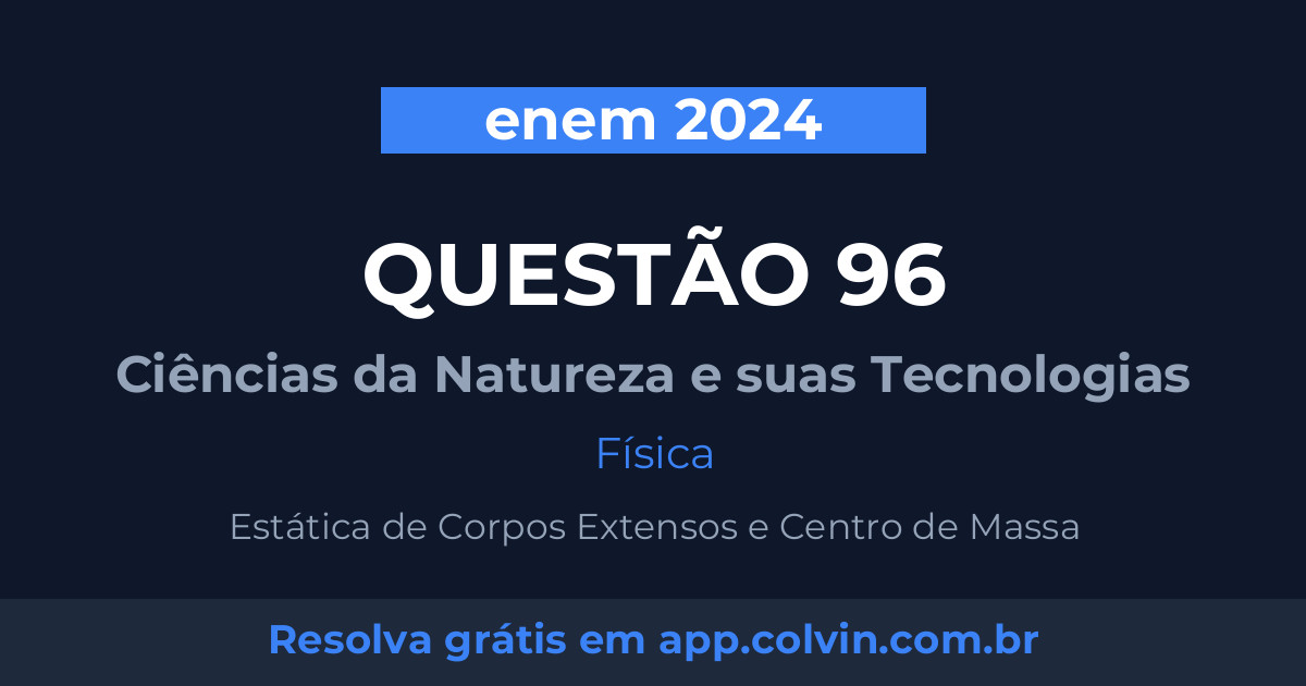 Miniatura da Questão 96 de Física do enem 2024